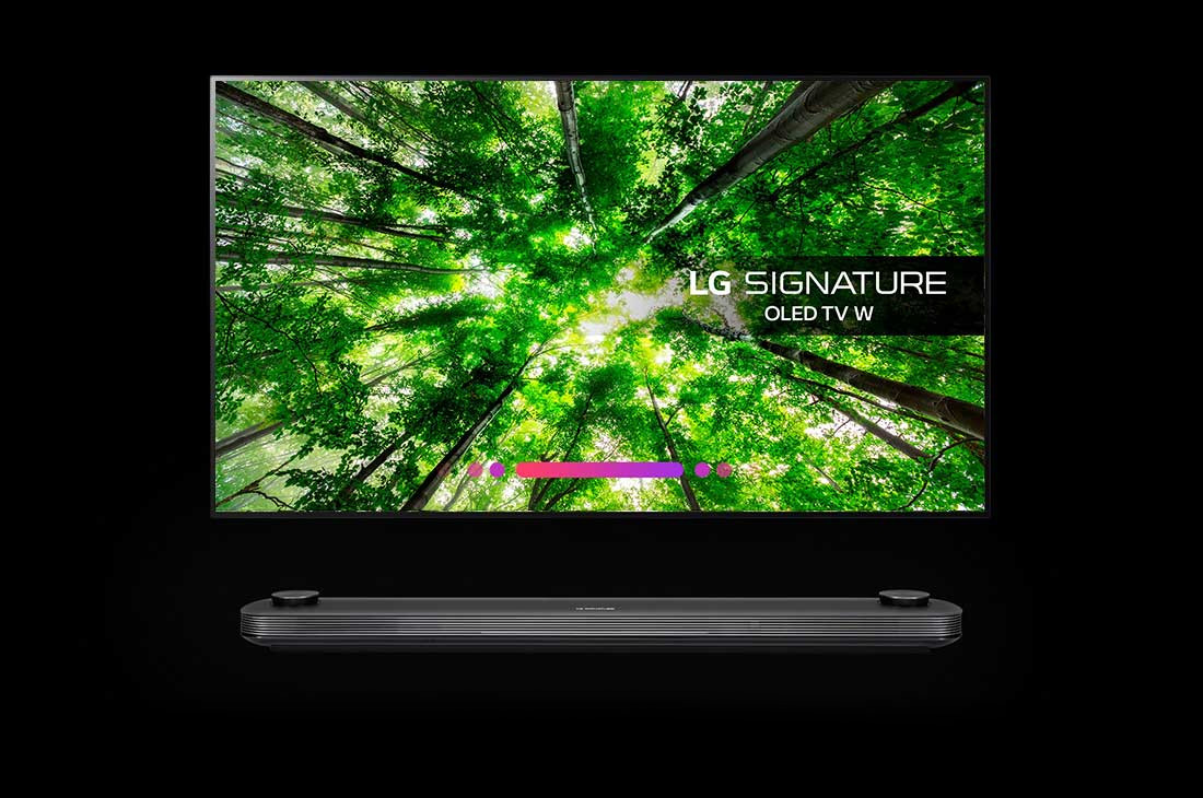 LG OLED65W8PLA SIGNATURE Wallpaper 65'' Ultra HD 4K Smart HDR OLED TV -  Yellow Electronics