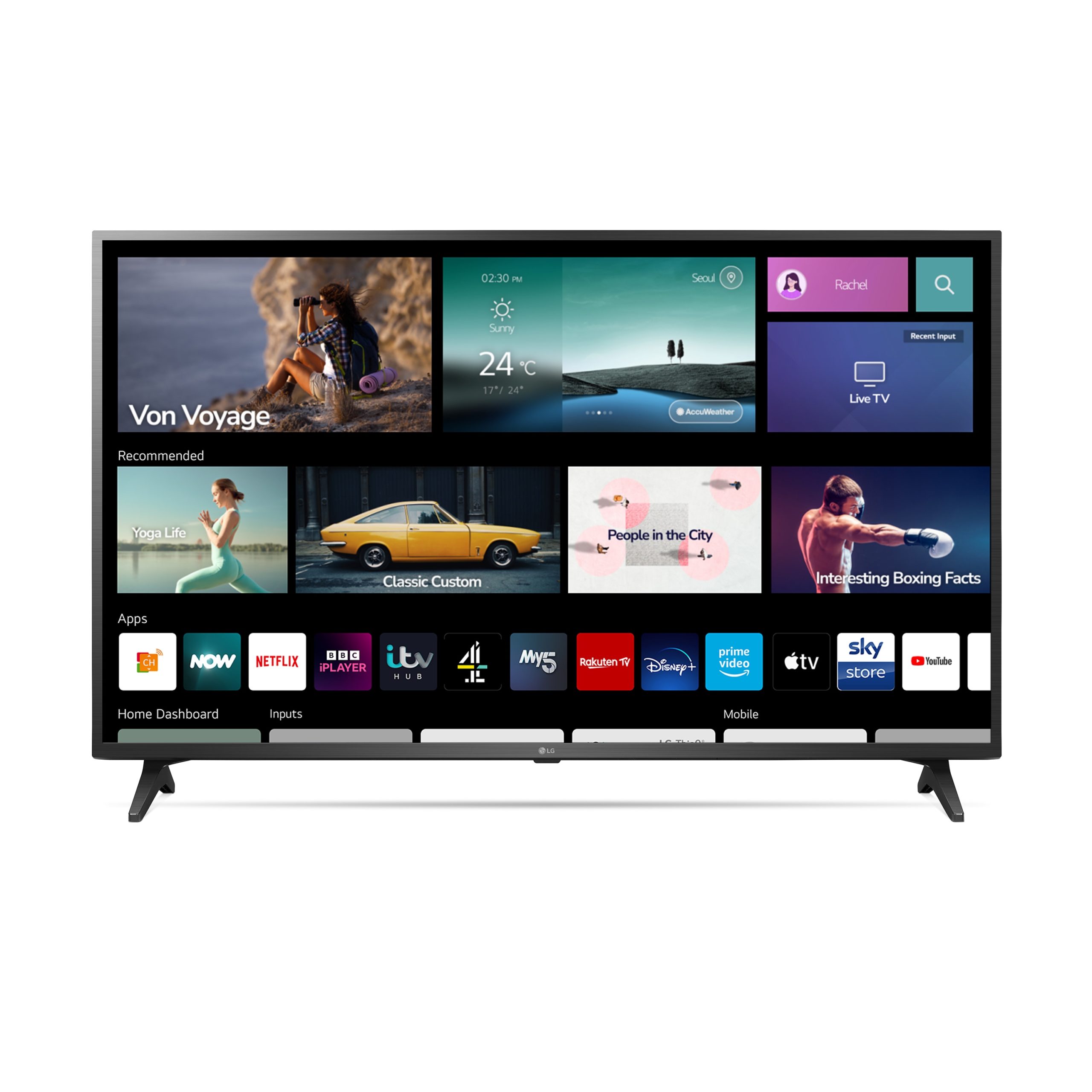 LG 50UP75006LF TV 127 cm (50) 4K Ultra HD Smart TV Wifi Noir