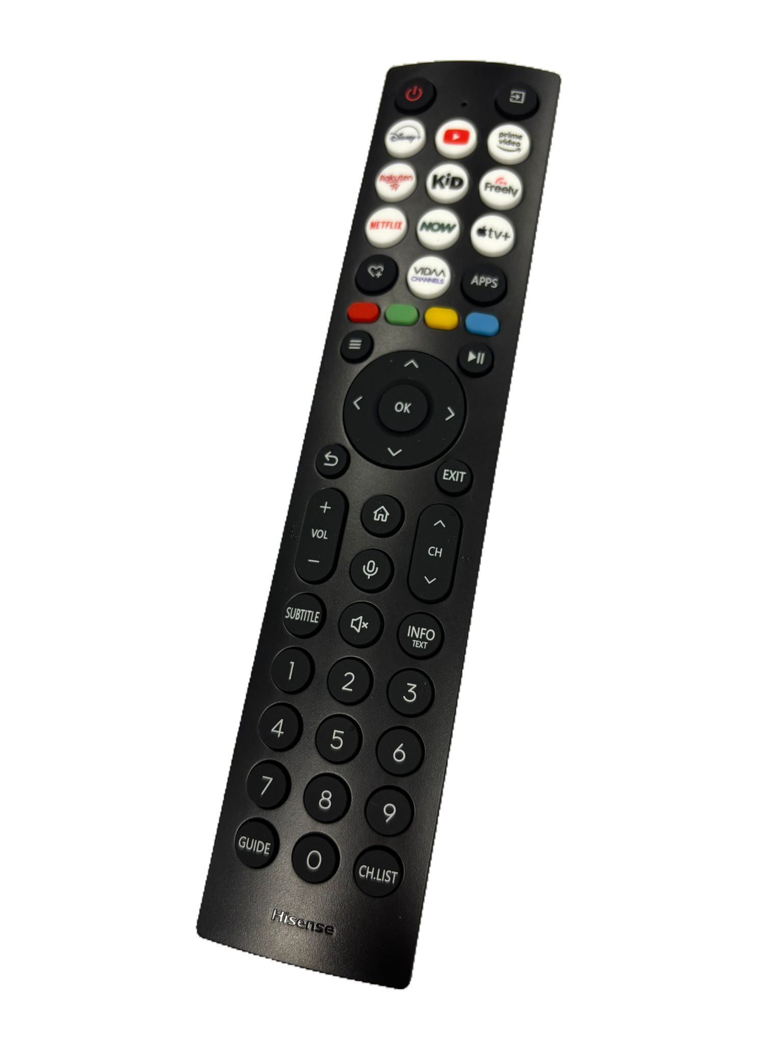Hisense ERF2K36H(0011) Genuine Original TV Remote Control for 43A6 43E7 50A6 55A6