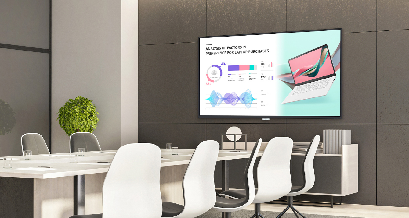 LG 98UH5J-H 98" 4K LCD display Digital Signage / Dust in Screen (1799) - Image 2